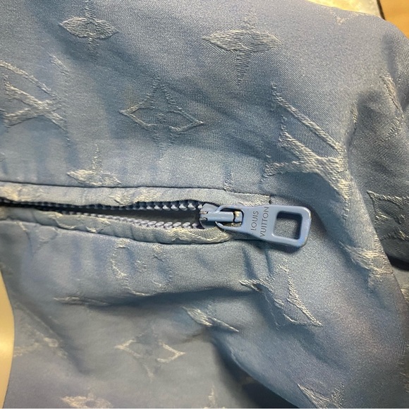 Louis Vuitton Monogram Cloud Windbreaker Jacket Blue - Picture 13 of 13